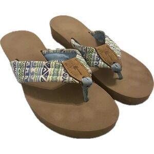 Eliza B Flip-Flops Size 9 beach vacation travel (Usually runs Small & Narrow)